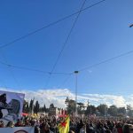 Migliaia in piazza a roma contro il decreto sicurezza e il governo meloni con slogan di resistenza