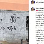 Nuove minacce e scritte vandaliche contro silvia sardone in via gola a milano, polemiche sui centri sociali