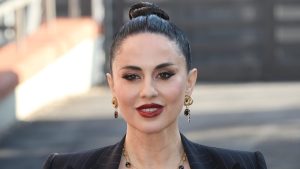 Roma, studi Rai ex Dear, trasmissione tv "Belve". Nella foto: Paola Iezzi