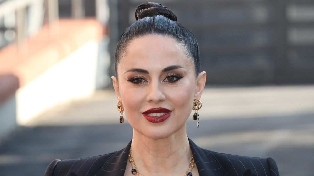 Roma, studi Rai ex Dear, trasmissione tv "Belve". Nella foto: Paola Iezzi