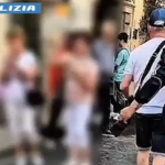 Poliziotto in borghese blocca borseggiatore a roma centro storico durante il giorno libero