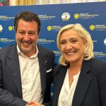 Salvini e marine le pen insieme contro l’ue e gli sforzi di Macron per la pace in Ucraina