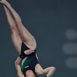 Sarah jodoin di maria seconda alle eliminatorie della piattaforma 10 metri agli europei di tuffi ad antalya