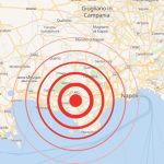 Scossa di terremoto magnitudo 2,6 nei Campi Flegrei con epicentro a Monte Nuovo venerdì 23 maggio
