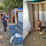 Sgomberata una baraccopoli abusiva a rozzano con 13 baracche vicino alla tangenziale ovest