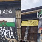 Tensioni sociali a milano: vandalismo contro striscioni pro-palestina e risposte della città