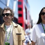 Valentino rossi a monaco di baviera per la finale di champions league tra inter e psg