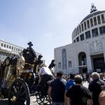funerali di guerrino casamonica nel rispetto della privacy, dopo la cerimonia spettacolo del 2015