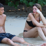 lite a playa uva nell’isola dei famosi tra nunzio stancampiano e carly tommasini per il carattere e le lacrime